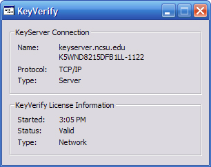 KeyVerify program